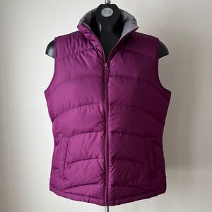 Lands' End Women's Plum Quilted Vest